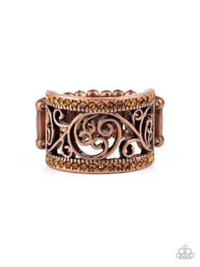 Paparazzi Copper Ring (R085)
